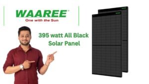 Waaree 395W all black solar panel price